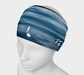 Headband for Women designed with: Blue Lake, Front