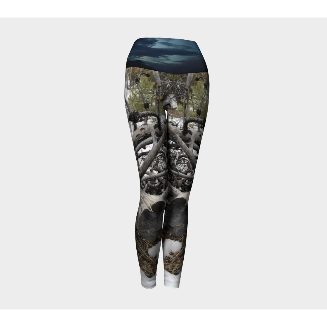 Yoga Leggings for Women with: Nature Design, Front