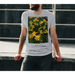 T-Shirt for Women and Men with Yellow Lily Picture, Male Front