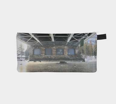 Pencil Case, Custom Designed Bag with our Under the Bridge Picture, Front