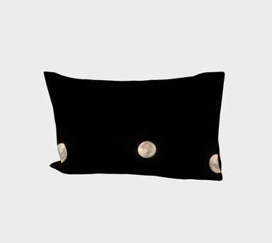 Bed Pillow Sleeve with our Moon at Night Picture, Standard Front