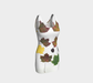 Bodycon Fitted Dress for Women: Fall Leaves Design, Front