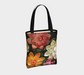Tote Bag for Women with: Flower Bowl Design, Back, Light Inside