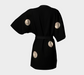 Kimono Robe for women with: Moon at Night Design, Back