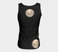 Fitted Tank for women: Moon at Night Design (Long), Back