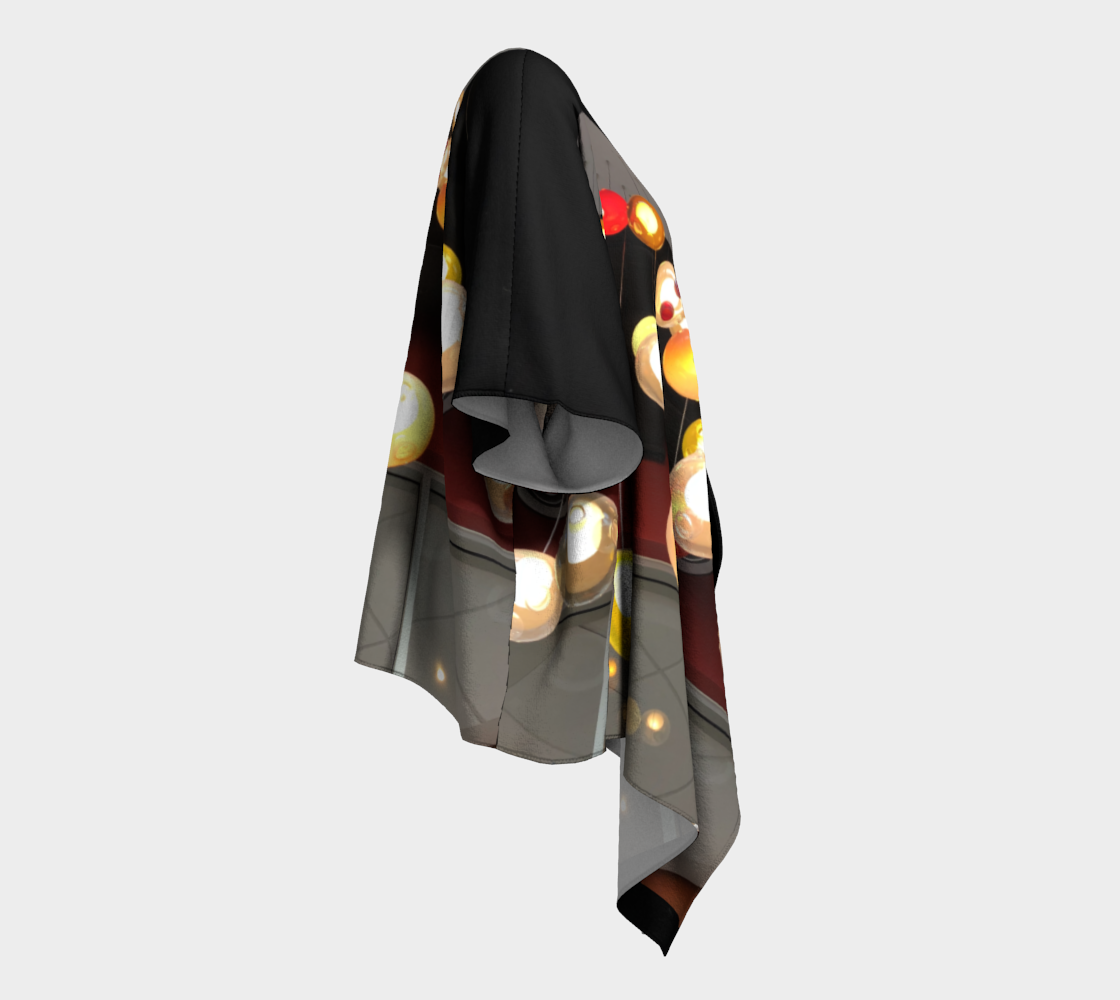 Draped Kimono for women with: Lighting Design, Right Side