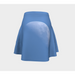Flare Skirt for Women with: Half Moon Design, Back