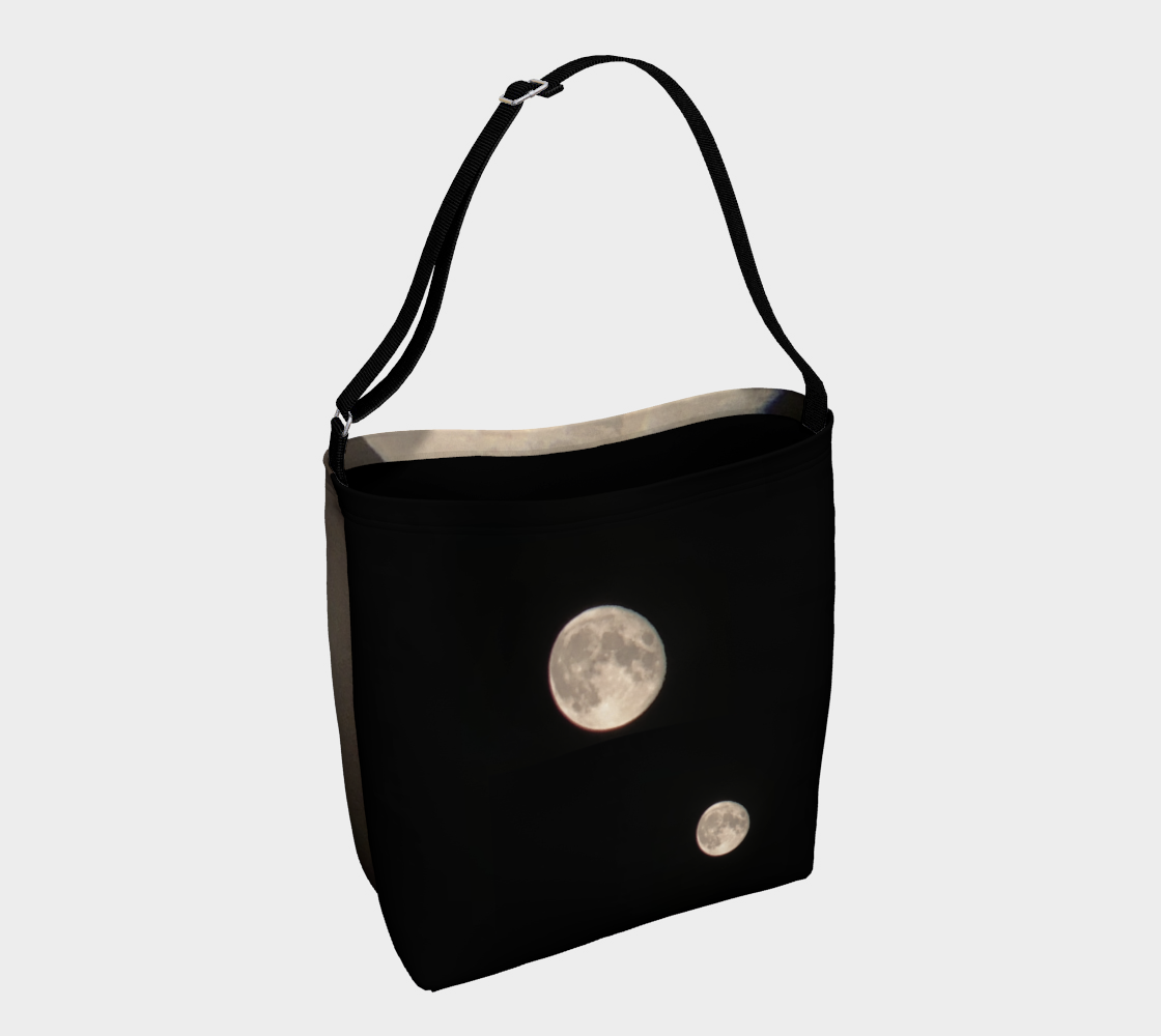 Day Tote with our Moon at Night Design, Front