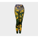 Yoga Leggings for Women with: Yellow Lily Design, Front