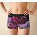 Boy Shorts, Women's Underwear, Flower Petal, Dark Band, Front