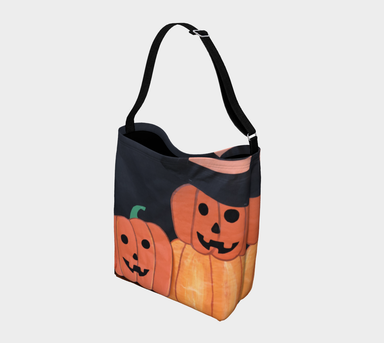 Day Tote with our Pumpkin Design, Back