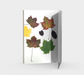 Notebook, Spiral-Bound, Custom Designed with our Fall Leaves Picture, Back