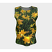 Loose Tank Top for women: Yellow Lily Design (Long), Front