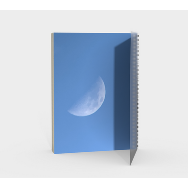 Notebook, Spiral-Bound, Custom Designed with our Half Moon Picture, Back