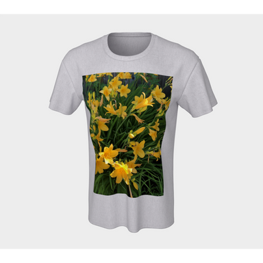 T-Shirt for Women and Men with Yellow Lily Picture, Generic Front