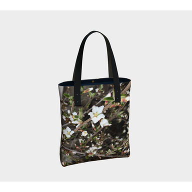 Tote Bag for Women with: Flowery Tree Design, Back