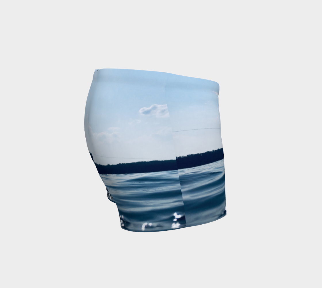 Shorts for Women: Blue Lake, Right Side