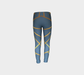 Youth Leggings for girls with: Geometric Design, 4-5 years Back