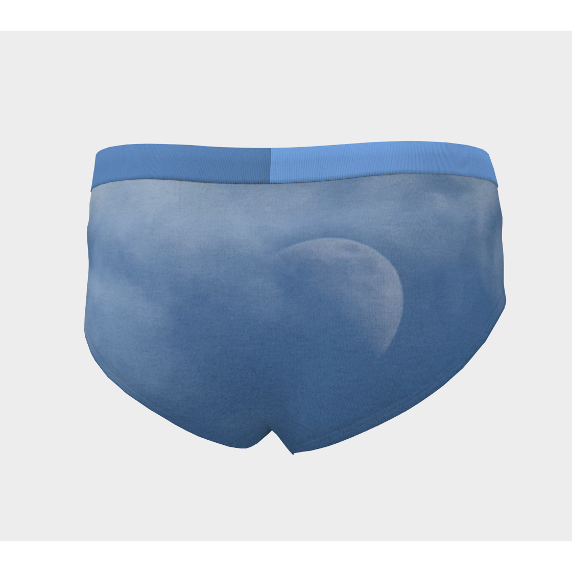 Cheeky Briefs, Women's Underwear, Half Moon Design, Back