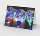 Stationery Card with our Christmas Light Ball Picture, Back