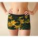 Boy Shorts, Women's Underwear, Yellow Lily, Front