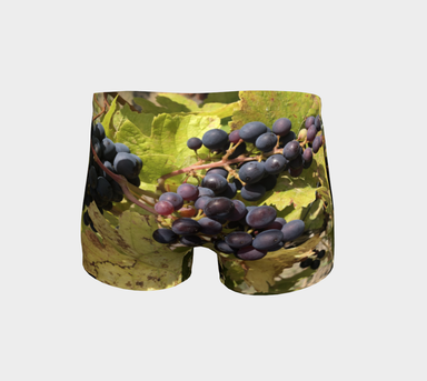 Shorts for Women: Fall Grapes, Back View