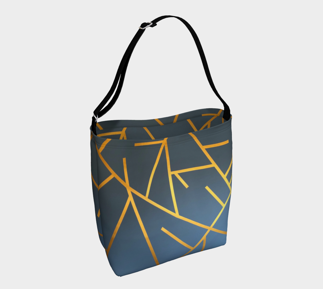 Day Tote with our Geometric Design, Front