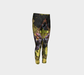 Youth Leggings for girls with: Fall Grapes Design, 4-5 years, Front View