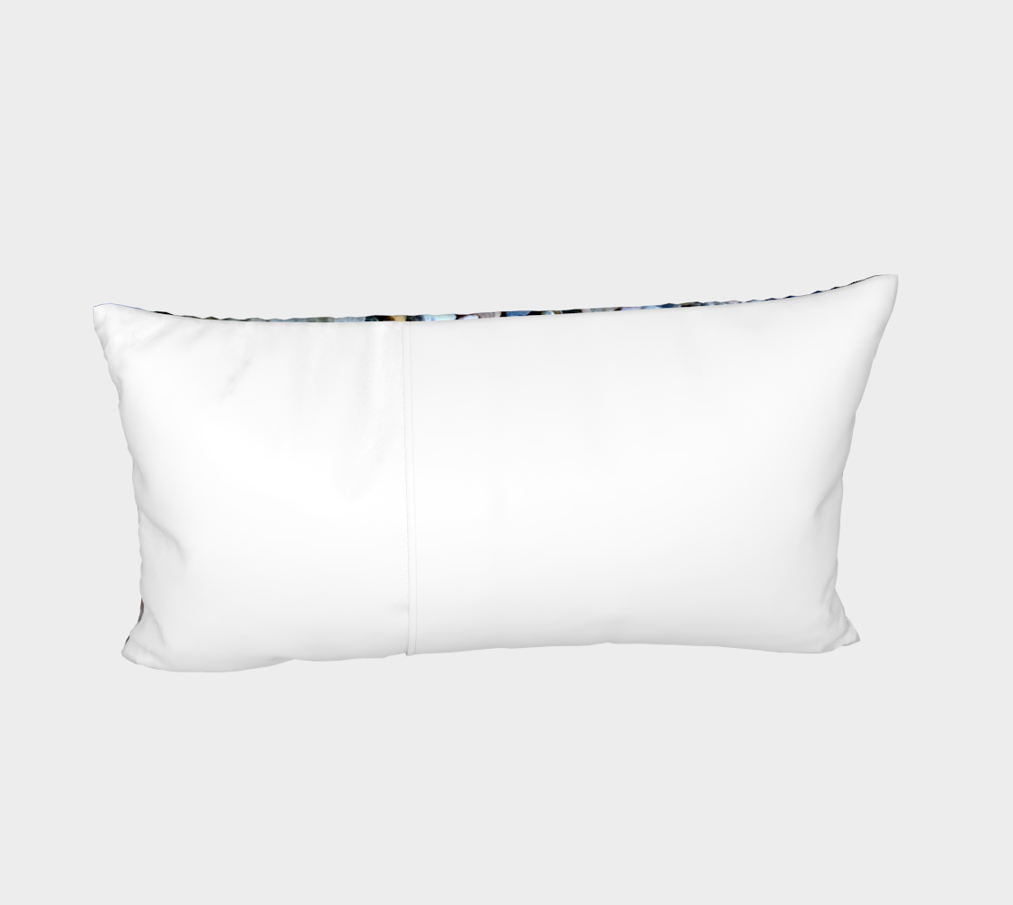 Bed Pillow Sham with our Rocks Picture, King Size, Back