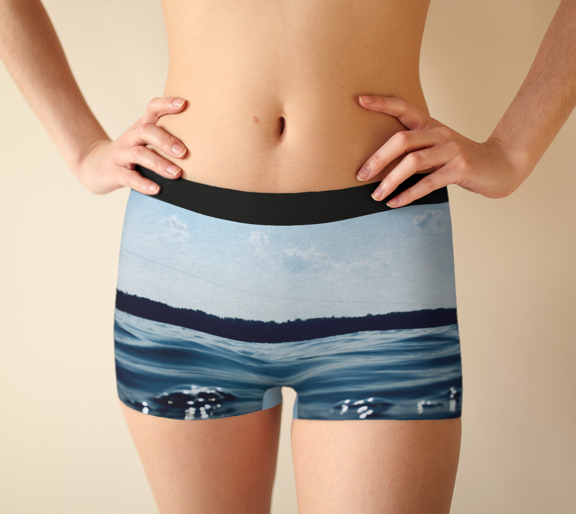 Boy Shorts, Women's Underwear, Blue Lake, Front