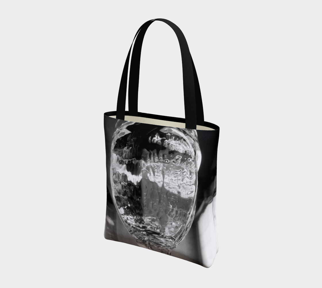 Tote Bag for Women with:  Water Glass Design, Light Inside