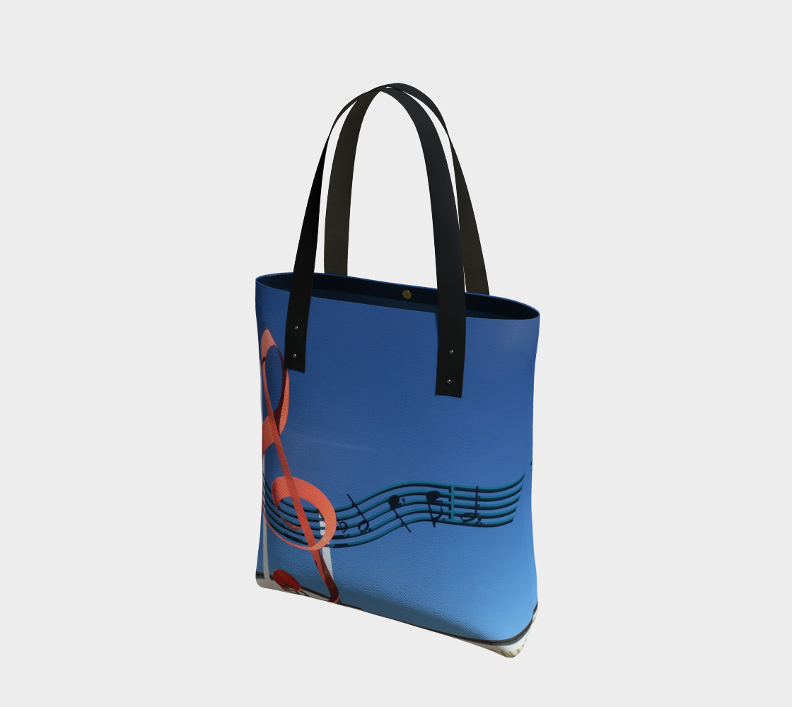 Tote Bag for Women with: Music Design