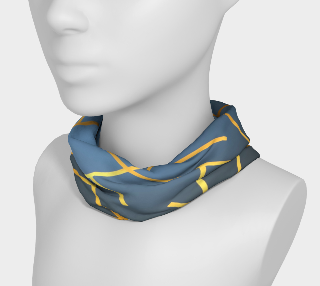 Headband for Women designed with: Geometric Design, Neck Warmer