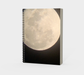 Notebook, Spiral-Bound, Custom Designed with our Moon at Night Picture (Without Cover), Front